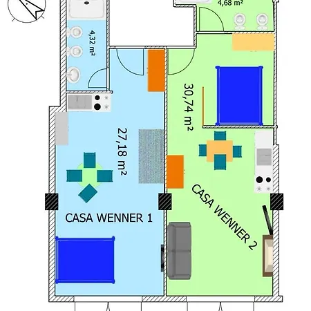 Casa Wenner 2 Panorama Su Chiaia * 那不勒斯